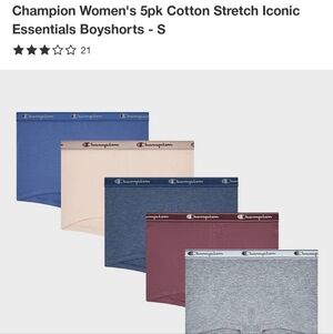Champion Men's Boxer Briefs - Blue, Cream, Maroon, Gray